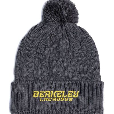 Cable Knit Pom-Pom Beanie Thumbnail