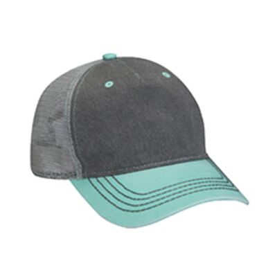 Pigment-Dyed Twill & Mesh Trucker Cap Thumbnail