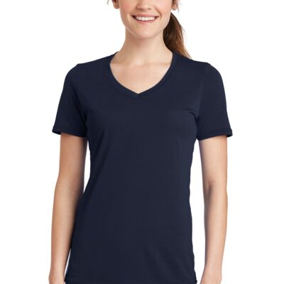 Ladies Performance Blend V Neck Tee Thumbnail