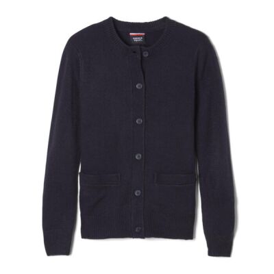 French Toast Anti-Pill Crew Neck Cardigan Sweater Toddler/Youth Thumbnail