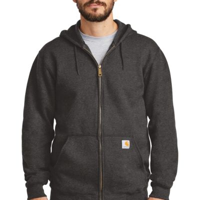 Midweight Hooded Zip Front Sweatshirt Thumbnail