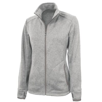 Charles River Women's Heathered Fleece Jacket Thumbnail
